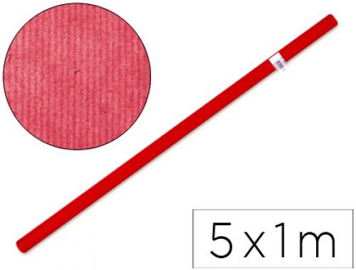Papel kraft liderpapel rolo vermelho 1mt x 5mt 65 gr , Liderpapel , 23306 , 8423473233065